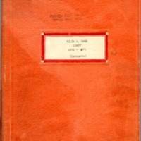 Julia A. Hand Diary